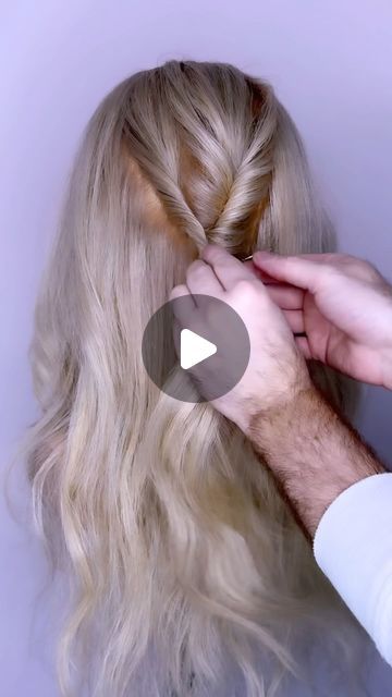 Updos Half Up Half Down, Half Up Half Down Wedding Hair How To, Step By Step Updos, Official Hairstyles, Half Up Half Down Hair Tutorial, Bridal Half Up Half Down, Diy Updo, Hair Updos Tutorials, Wedding Hairstyles Tutorial