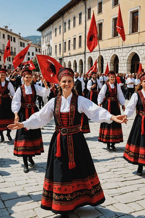 5 Exciting Albanian Cultural Festivals You Need to Experience! Albania Culture, Woman Picture, National Festival, Albanian Culture, Cultural Festival, Spring Celebration, Traditional Dance, Cultural Celebration, Traditional Music