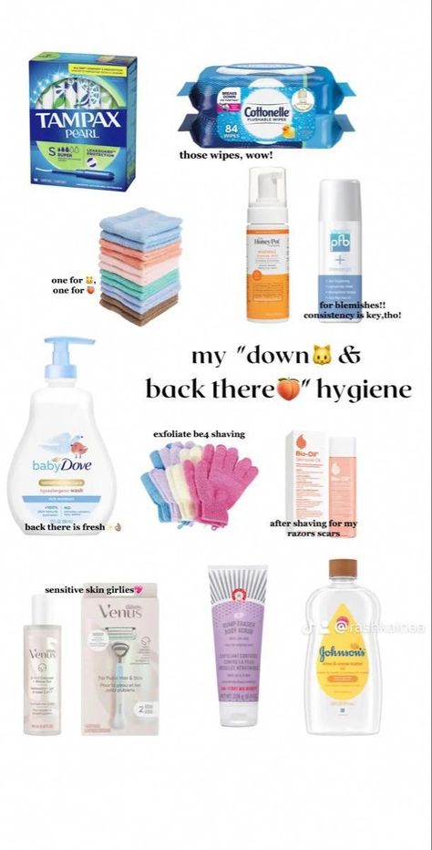 Body Hygiene, Hygiene Care, Basic Skin Care Routine, Shower Skin Care, Healthy Skin Tips, Pretty Skin Care, Personal Care Products, Bath And Body Care, Body Care Routine