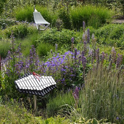 New Sensory Music 'Garden of Life' Opens in grounds of Historic Egoskov Castle - Percussion Play Outdoor Musical Instruments, Music Garden, Mom Memorial, Memorial Ideas, Outdoor Music, Sensory Garden, School Playground, Natural Playground, Garden Guide