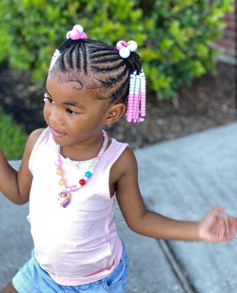 Infant Braided Hairstyles, Chrishell Hair, Braids And Beads, Black Baby Hairstyles, Black Baby Girl Hairstyles, Baby Girl Hairstyles Curly, Toddler Braided Hairstyles, Kids Style Hair, Cute Toddler Hairstyles