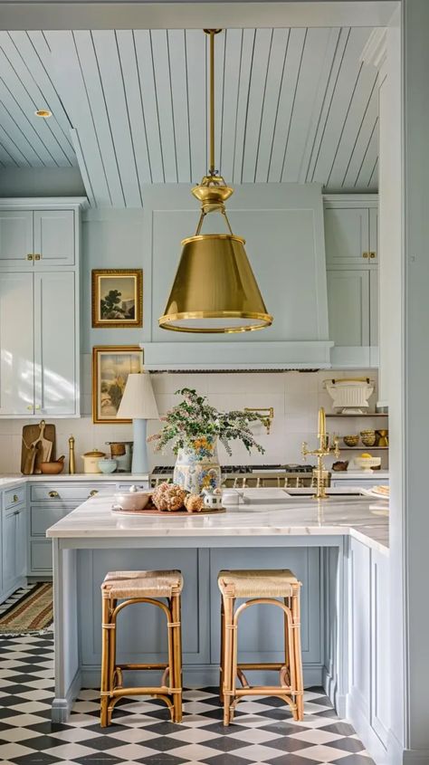 Sage Green Island, Ireland Interior Design, Ireland Interior, Blue Green Kitchen, Feng Shui Kitchen, Fall Bedroom Ideas, Feng Shui Rules, Scandinavian Houses, Cedar House