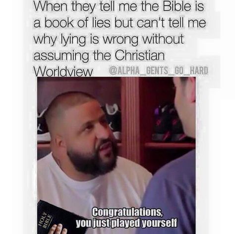 Presupposition Apologetics Bible Jokes, Church Memes, Church Humor, Catholic Memes, Jesus Memes, Christian Jokes, Bible Humor, Anti Religion, Bible Stuff