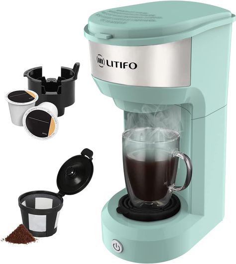 Single serve coffee and tea maker, K-cup Small Coffee Machine, One Cup Coffee Maker, Small Coffee Maker, Best K Cups, K Cup Coffee Maker, Single Cup Coffee Maker, Different Coffee, Single Serve Coffee Maker, Cappuccino Maker