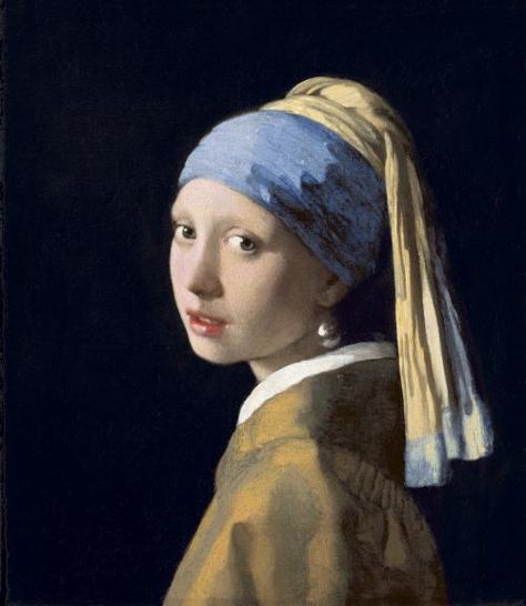 Painting of a bust-length woman looking over her shoulder and wearing a headdress and a large pearl earring. Seurat Paintings, Vermeer Paintings, Susan Carlson, Girl With Pearl Earring, Istoria Artei, Girl With A Pearl Earring, Galleria D'arte, Most Famous Paintings, Dutch Golden Age