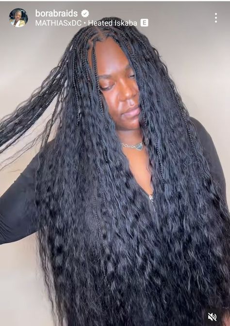 Ig: borabraids Human Knotless Braids, Blue Bohemian Knotless Braids, Black And Blue Goddess Braids, Goddess Braids Blue, Midnight Blue Knotless Braids, Blue Boho Braids, Human Hair Knotless Braids, Human Hair Knotless, Braid Business