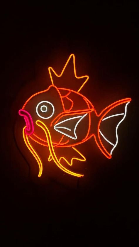 Anime Neon Sign, Pokemon Painting, Neon Sign Art, Neon Moon, Neon Makeup, Glowing Art, Neon Design, Neon Aesthetic, Neon Wallpaper