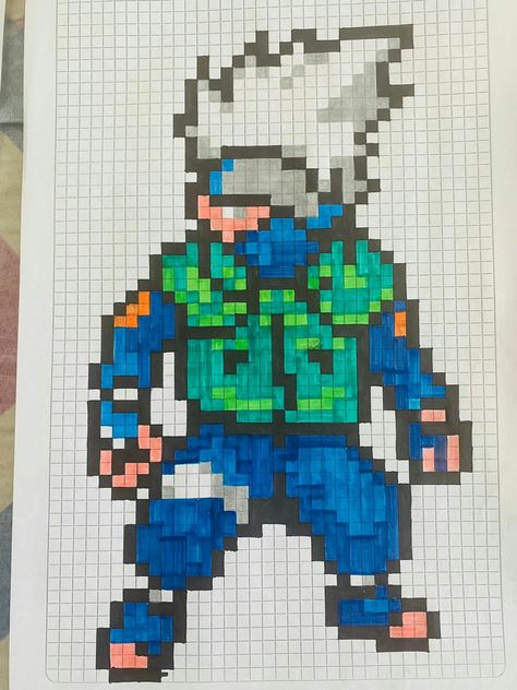 Naruto Kakashi, Quilt Ideas, Small Designs, Anime Naruto, Pixel Art, Naruto, Cross Stitch, Anime, Art