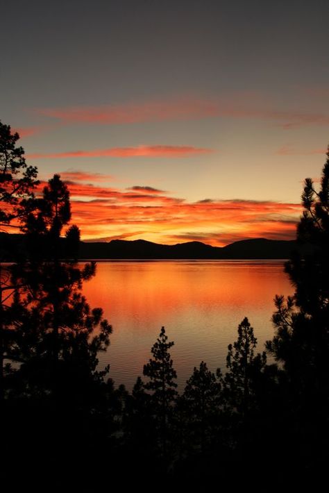 Look Wallpaper, Sunset Nature, South Lake Tahoe, Sunset Wallpaper, Pretty Sky, Sunset Pictures, Alam Yang Indah, Sunset Photos, Sunrise Photography