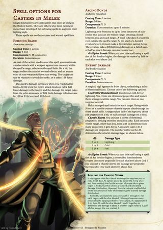 Dnd Wizard Spells, Dnd Spells Homebrew, Dnd Bladesinger, Dnd Homebrew Spells, Scribe Wizard, Knight Enchanter, Dnd Feats, 5e Spells, Homebrew Spells