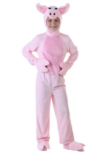 Farm Animals Halloween Costumes, Kids Pig Costume, Bug Costumes, Piggy Costume, Animal Halloween Costume, Nativity Animals, Hoof Shoes, Pig Costume, Diy Nursing