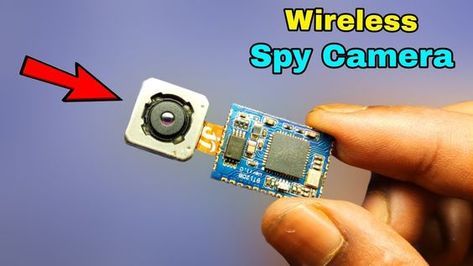 Simple Electronic Circuits, Wireless Spy Camera, Electrical Gadgets, Electronics Projects For Beginners, How To Make Camera, Basic Electronic Circuits, Mini Spy Camera, Computer Gadgets, Electronic Circuit Design