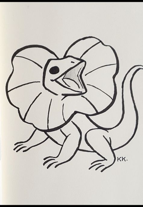 Cartoon Lizard Drawing, Frog Drawing Simple, Simple Frog Drawing, Whiteboard Doodles, Lizard Drawing, Frog Doodle, Whiteboard Drawings, Dog Drawing Simple, Dragon Base