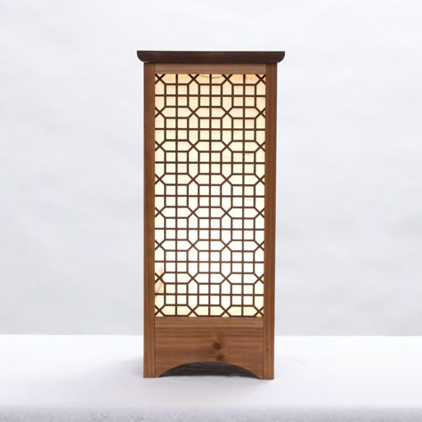 🦋🌸NAVIRNAG🌸🦋 ◈   PREMIUM- HIGH QUALITY   * A classic table lamp made with the motif of the window of a traditional Korean house, 'Hanok'.   * Solid wood and traditional Korean window paper combine to complete an antique and luxurious design.   * It is manufactured by fitting the designed hardwoods together without using nails or screws in the traditional Korean construction method.   * Instead of processed film paper, handmade Korean traditional hanji paper was used for the light panel surrounding the lighting.      Traditional Korean handmade hanji is durable and makes the light of the lamp soft.   * Made of Eco-friendly materials, it is safe to place in the bedroom. ◈  ADDITIONAL INFORMATION   * Country of Manufacture : Korea, Republic of   * Main Metal : Solid Wood (Cedar), Korean t Korean Window, Recess Lights, Hanji Paper, Korean Furniture, Traditional Korean House, Korean House, Traditional Windows, Film Paper, Classic Table Lamp