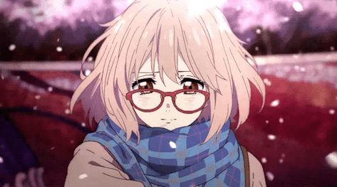 Animated gif about cute in Kyoukai No Kanata 💖 by ~ Mira ~ ♥️ Mirai Kuriyama, Beyond The Boundary, Avatar Anime, Anime Hands, A Silent Voice, Realistic Art, Couples Matching, Japan Art, Attack On Titan Anime