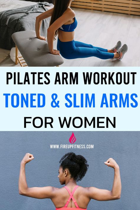 💪 Pilates Arm Workout for Slim, Toned Arms Workout For Big Arms For Women, Arm Work Out At Home Without Weights, Toned Arms Workout Without Weights, Toning Arms For Women At Home, Arm Workout Dumbell Women, How To Reduce Arm Fat For Women, Slim Arm Exercises Women, Arm Slimmer Workout, Toning Arms For Women