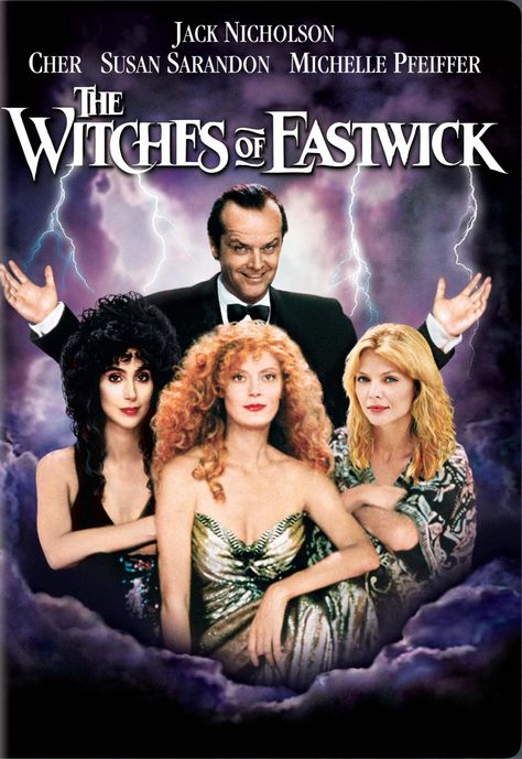 The Witches of Eastwick (1987) Witches Of Eastwick, The Witches Of Eastwick, The Fall Movie, Oscar Winning Movies, Dog Humor, See Movie, The Witches, 80s Movies, Classic Monsters