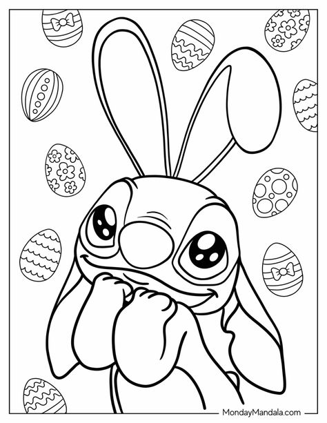 24 Disney Easter Coloring Pages (Free PDF Printables) Easter Crafts Coloring Pages, Easter Colour In Free Printable, Easter Coloring Pages Disney, Easter Work Sheets Free Printables, Easter Colouring Pages For Kids, Bluey Easter Coloring Pages, Easter Coloring Pages For Preschoolers, Disney Easter Drawings, Easter Adult Coloring Pages