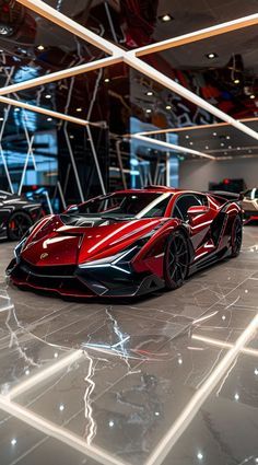 Futuristic Lab, Latest Lamborghini, Red Lamborghini, Tmax Yamaha, New Luxury Cars, Super Fast Cars, Fast Sports Cars, Lamborghini Veneno, Cool Car Pictures