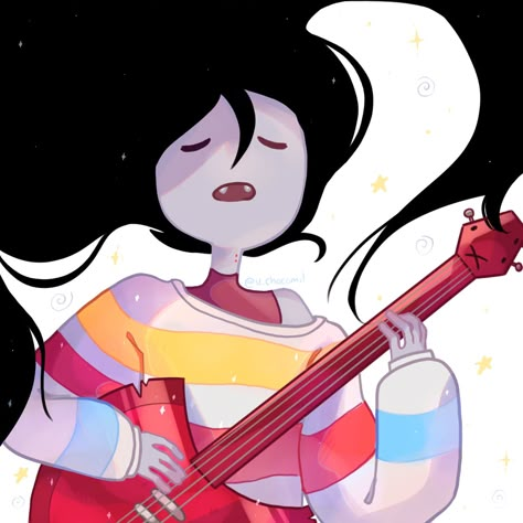 Pfp Marceline, Marceline Fanart, Marceline Pfp, Digital Art Coloring, Marceline Adventure Time, Adveture Time, Marceline And Princess Bubblegum, Marceline And Bubblegum, Adventure Time Characters