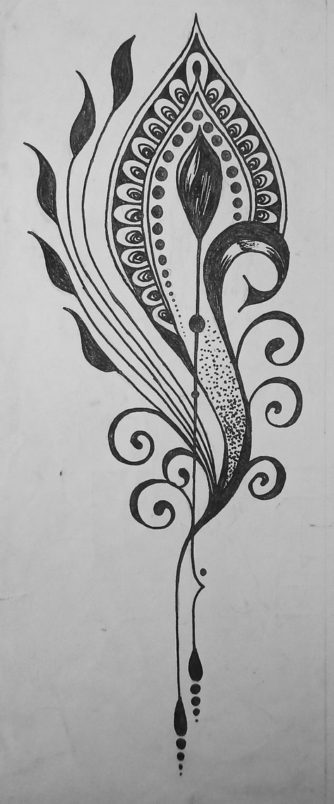 #feather #featherart #featherdesigns #featherartlove #featherartcreation #lines Mandala Feather, Feather Illustration, Symbol Tattoos, Feather Tattoo, Feather Art, Tattoos Ideas, Mandala Drawing, Pretty Tattoos, Diy Wall Art