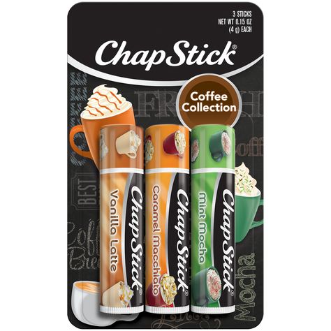 Arrives by Thu, Jan 6 Buy ChapStick Coffee Collection, Coffee Flavored Lip Balm, Pack of 3 Tubes 0.15 Oz Each at Walmart.com Cozy Coffee House, Flavored Chapstick, Mocha Macchiato, Watermelon Lip Balm, Native Deodorant, Chapstick Lip Balm, Mint Mocha, Coffee Collection, Lip Balm Collection