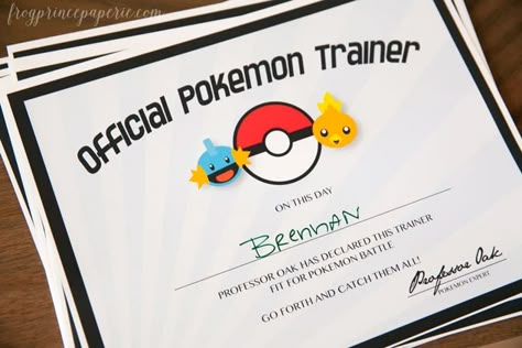 DIY Pokemon Birthday Party Ideas for the Best Birthday Ever! - Page 4 of 4 - Frog Prince Paperie Diy Pokemon Birthday, Pokemon Birthday Ideas, Pokemon Party Games, Pokemon Birthday Party Ideas, Pokemon Party Decorations, Pokemon Party Ideas, Birthday Pokemon, Pokémon Birthday Party, Easy Pokemon