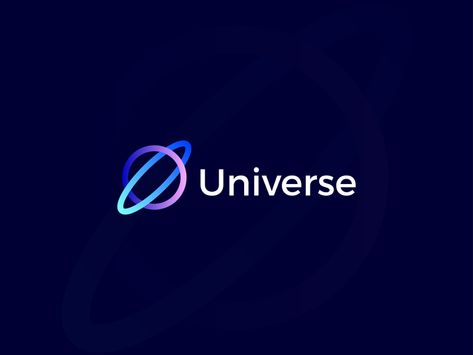 Universe - space logo design Space Branding Design, Universe Design, Space Logo Design, Universe Logo Design, Space Branding, Universe Logo, Metaverse Logo, Space Logo Design Ideas, Multiverse Logo Design