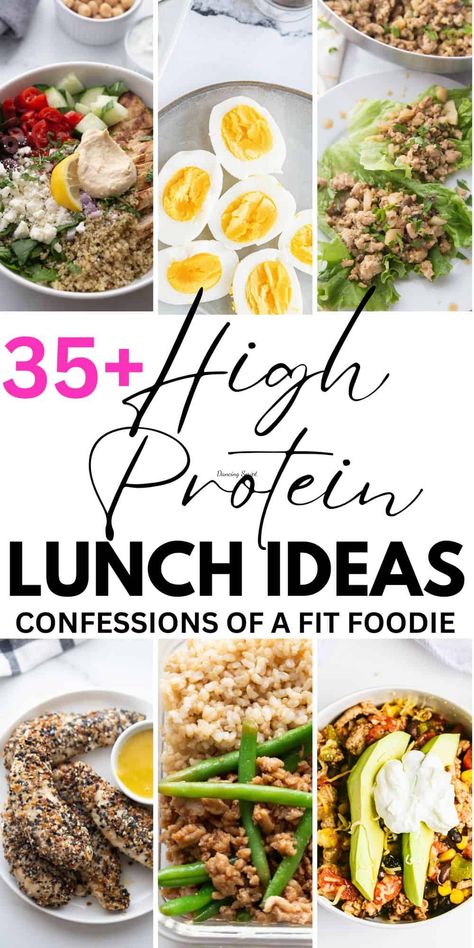 Healthy High Protein Lunch, Protein Lunch Ideas, Picnic Salads, High Protein Lunch Ideas, High Protein Lunch, Protein Meal Plan, Protein Lunch, High Protein Meal Prep, Healthy High Protein Meals