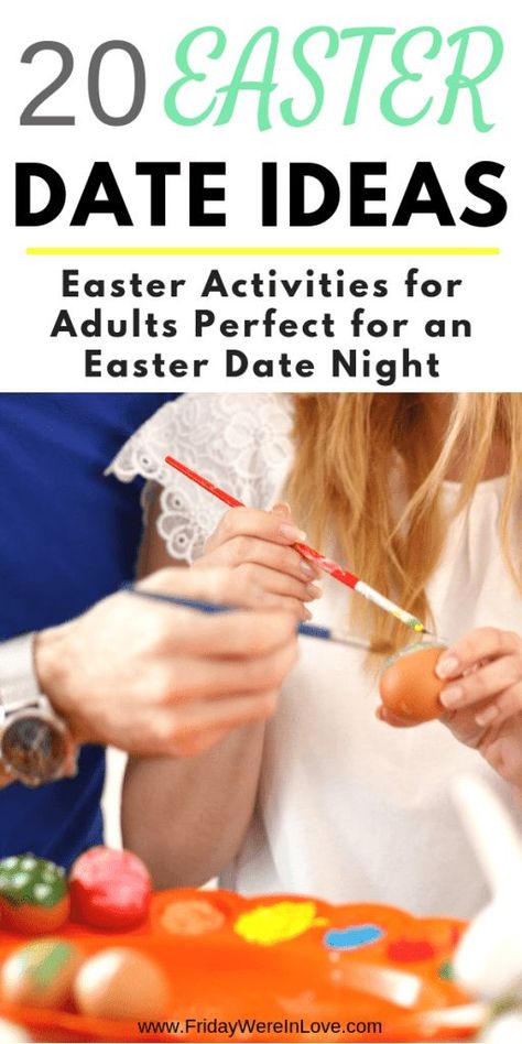 Easter Date Ideas: Easter Activities for Adults that are also great Easter activities for families that all ages will love! #dateideas #easter #easteractivities #fridaywereinlove Adult Easter Activities, Easter Date Ideas, Easter Ideas For Adults, Easter Activities For Adults, Toddler Boy Easter, Adult Easter, Boo Thang, Easter Hunt, Couple Ideas