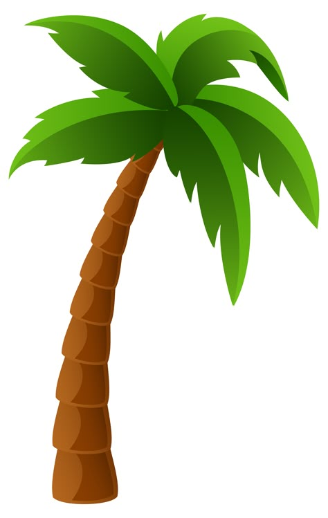 Palm Tree Clip Art, Palm Tree Png, Festa Moana Baby, Palm Tree Drawing, Fiesta Tropical, Sonic Birthday, Birthday Cake Topper Printable, Moana Birthday, Tree Clipart