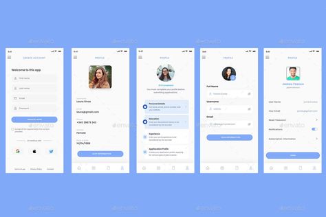 User Member Profile Account Information Screen app App Advertisement, Account Profile, Create Account, Accounting Information, Call To Action, Anatomy Art, Ui Design, App Design, Design Template