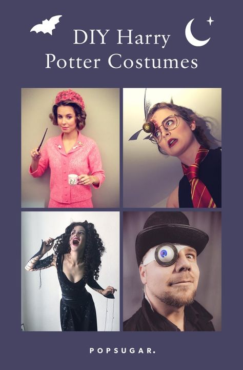 72 Siriusly Creative Harry Potter Costume Ideas For Wizards and Muggles Alike Harry Potter Customes, Harry Potter Character Outfits, Harry Potter Inspired Costumes, Harry Potter Characters Costumes, Harry Potter Costumes Diy, Harry Potter Halloween Costumes Women, Snape Costume Diy, Harry Potter Witch Costume, Hermione Granger Costume Diy