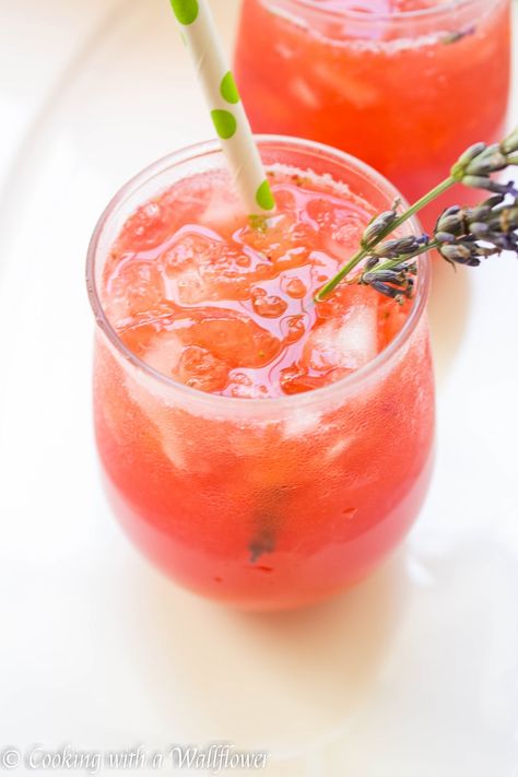 Strawberry Lavender Lemonade | Cooking with a Wallflower Revenge Of The Fifth, Lavender Blue Dilly Dilly, Fruity Drink Recipes, Strawberry Lavender, Orange Lemonade, Holiday Drink Recipes, Frozen Drink Recipes, Take Good Care Of Yourself, Food Easy Recipes