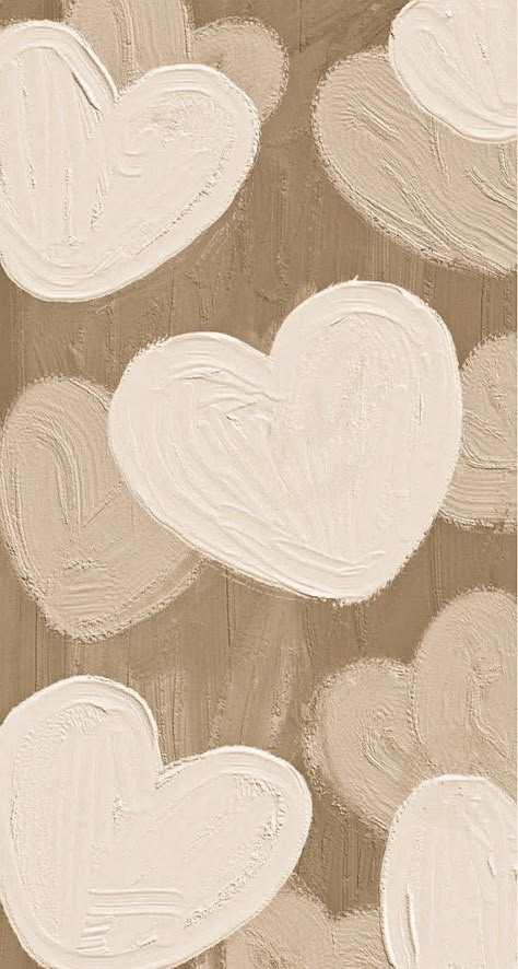 Heart Iphone Wallpaper, Simple Iphone Wallpaper, Simple Phone Wallpapers, Beige Wallpaper, Iphone Wallpaper Photos, Cute Simple Wallpapers, Phone Wallpaper Patterns, Brown Wallpaper, Brown And Beige