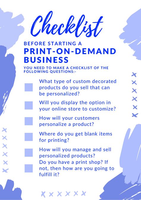 Before Starting a Print-on-Demand Business (CheckList) How To Start A Printing Business, How To Start A Tshirt Printing Business, How To Start A Print On Demand Business, Print On Demand Ideas, Small Business Plan Ideas, Etsy Pod, Canva Guide, Tshirt Printing Business, Print On Demand Business