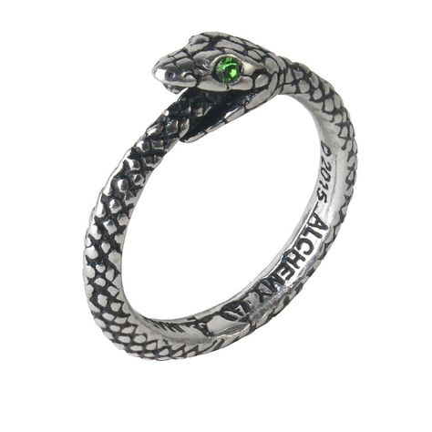 Alchemy Gothic The Sophia Serpent Ring Hemlock Grove Alchemy Gothic Jewelry, Cold Beauty, The Ouroboros, Gothic Engagement Ring, Alchemy Gothic, Serpent Ring, Gothic Metal, Snake Jewelry, Gothic Rings