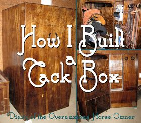 Diy Horse Tack Storage, Saddle Cabinet Diy, Tack Box Plans, Tack Locker Plans, Tack Closet, Horse Storage, Horse Tack Boxes, Diy Equestrian, Stable Plans