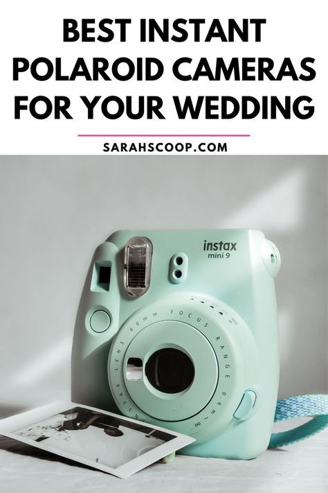 Instant Camera Wedding, Polaroid Instant Camera, Polaroid Wedding, Instant Print Camera, Polaroid Cameras, Indoor Picnic, Drinking Game, Weddings By Color, Polaroid Camera