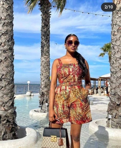 Ankara Playsuit Styles, Jumpsuit Styles For Ladies, Ankara Playsuit, Ankara Romper, Ankara Shorts, Jumpsuit Styles, Styles For Summer, African Print Pants, Playsuits Outfit