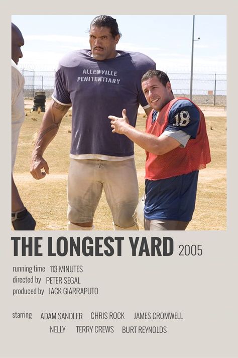 The Longest Yard, James Cromwell, Polaroid Movie Poster, High School Graduation Cap, Terry Crews, Burt Reynolds, Polaroid Poster, Cap Decoration, Chris Rock