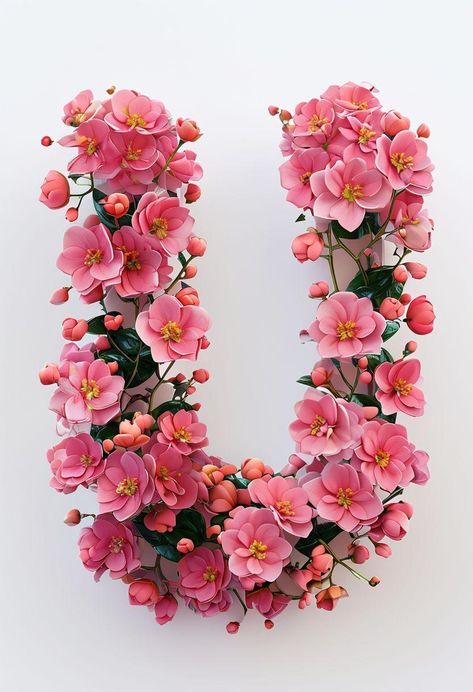 Flower letters diy