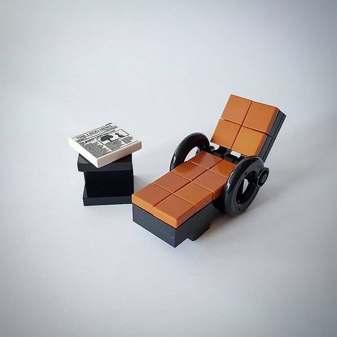 Lego Chair, Resting Chair, Lego Diy Projects, Lego Decor, Lego Desk, Vegetables Growing, Lego Play, Lego House Ideas, Lego Techniques