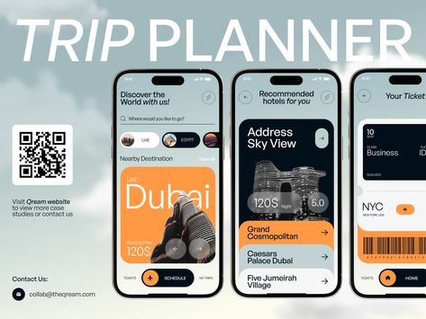 Design App, Apps Design, Mobile App Ui Design, Travel Apps, Travel Ui Design, Travel App Design, Travel Planner App, Travel App Ui Design, Desain Ux