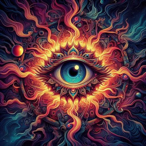 Eye Of The Universe, Doomsday Preppers, Neon Paint, Abstract Realism, Eyeball Art, Beautiful Tattoos For Women, Fairy Drawings, Psychadelic Art, Neon Painting