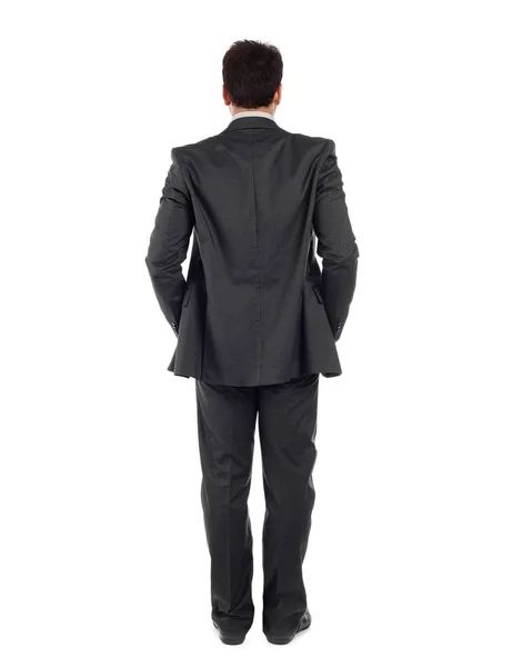 Business man from behind Stock Photos, Illustrations and Vector Art | Depositphotos Man From Behind Reference, Man Standing Back View, Men Back Reference, Suit Back View, Behind Pose, Man Back View, Man From Behind, Cyborgs Soldier, Superhero Silhouette