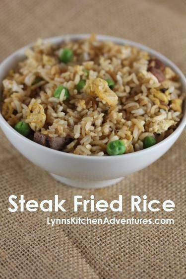 Gluten Free Fried Rice, Steak Fried Rice, Leftover Steak Recipes, Beef Casseroles, Leftover Steak, Easy Healthy Lunches, Quick And Easy Dinner, Bon Appetite, How To Cook Rice