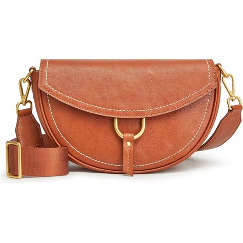 Top Grain Vegetable Tanned Leather: Crafted From Vegetable-Tanned Leather, This Crossbody Bag Ensures Durability And Showcases Elegant Texture And Natural Grain Patterns That Develop A Rich Patina Over Time Chic Design: Classic Semi-Circular Silhouette (6.7"L X 2.7"W X 9.8"H) With Clean Lines And Minimalist Style That Maintains Its Shape Beautifully Guitar Strap: Features A Wide, Adjustable Strap That Can Be Customized From Shoulder To Crossbody Length (35.8"-55.9"), Ensuring Comfortable Wear Th Elegant Texture, Smart Organization, Cross Body Purse, Small Crosses, Guitar Strap, Vegetable Tanned Leather, Wide Straps, Chic Design, Minimalist Style