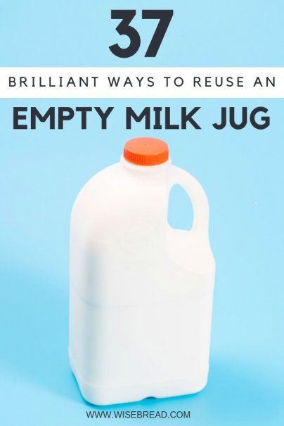 Who needs money when you've got a recycling bin full of possibilities? Before you throw out another plastic milk jug, consider the crafty potential. From creating DIY kids toys, like a beach shovel or hanging mobile, to creating a gift box, we’ve got plenty of tips and ideas for you! #frugalliving #DIY #crafts #plasticmilkbottle Recycled Milk Jug Crafts, Milk Jug Projects, Milk Jugs Diy, Milk Bottle Craft, Milk Carton Crafts, Plastic Container Crafts, Milk Jug Crafts, Reuse Containers, Plastic Milk Bottles