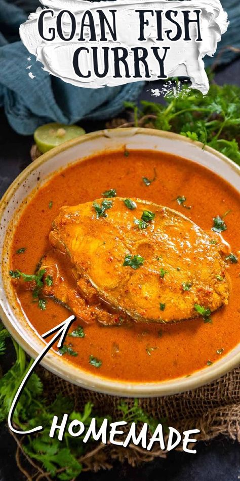 Goan Fish Curry Recipe, Goan Fish Curry, Kerala Fish Curry, Fish Curry Indian, Fish Curry Recipe, Goan Recipes, Curry Recipes Indian, Curry Dishes, Fish Curry